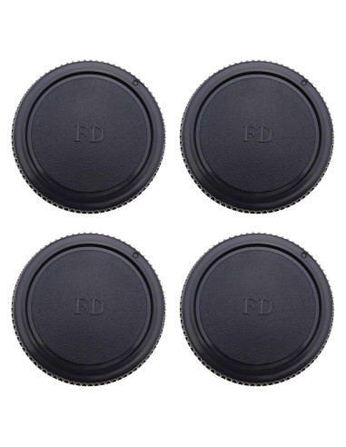 Tapa Frontal de Cuerpo de Cámara eMagTech 4 Pcs 58mm Negro