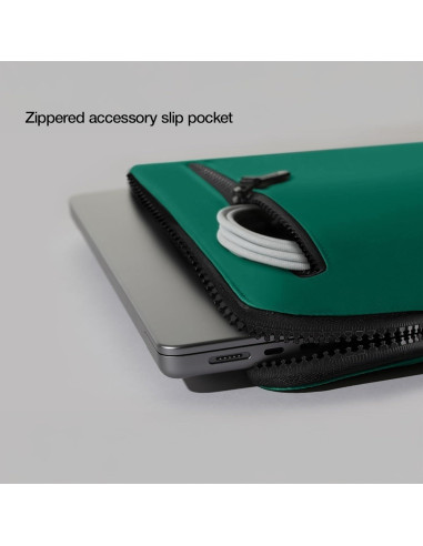 Funda Compacta para Laptop Incase Verde Malachita 16"