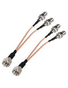 Divisor Coaxial F MeiriYfa RG316 50 Ohm 18cm Doble Hembra