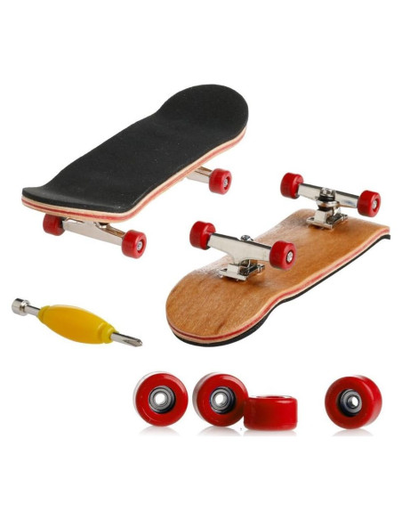 Fingerboard Profesional Lottoyday Rojo 100mm Madera Arce Fingerboard Profesional Lottoyday Rojo 100mm Madera Arce