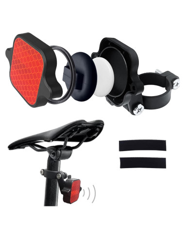 Soporte Oculto para Bicicleta Jewmaw para Apple Airtag Rojo