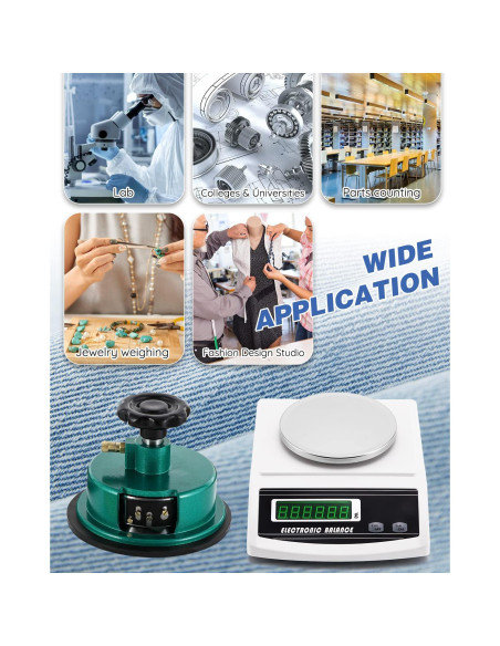 Balanza Electrónica de Tela NEWTRY 1000g/0.01g con Muestreador Balanza Electrónica de Tela NEWTRY 1000g/0.01g con Muestreador