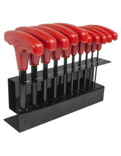 Conjunto de Llaves Hexagonales T-Handle Freeman 10 Piezas