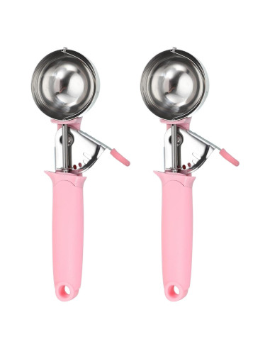 Cucharas para Galletas uxcell 2pcs Acero Inoxidable Rosa