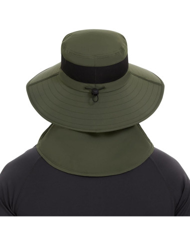 Sombrero de Sol BASSDASH UPF 50+ Transpirable Verde Ejercito