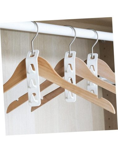Ganchos Conectores para Perchas EXQUIMEUBLE - 3 Sets Antideslizantes