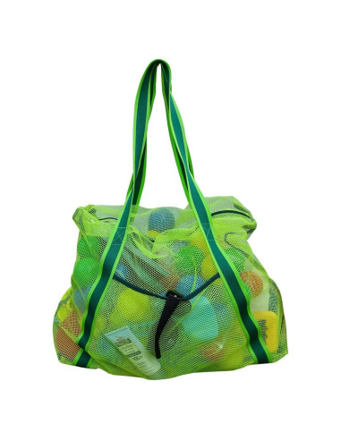 Bolsa de Playa Leberna Verde con Cremallera 40x20x55 cm
