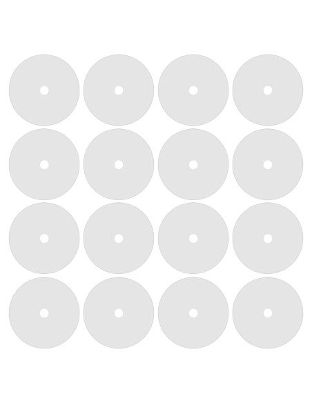 ZS Discos de Silicona para Piercing 50 Pcs 3/5/7 mm Transparentes ZS Discos de Silicona para Piercing 50 Pcs 3/5/7 mm Transparentes