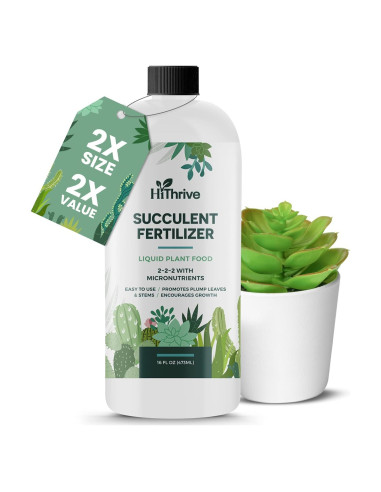 Fertilizante Líquido para Suculentas HiThrive 0.47L - Crecimiento Abundante