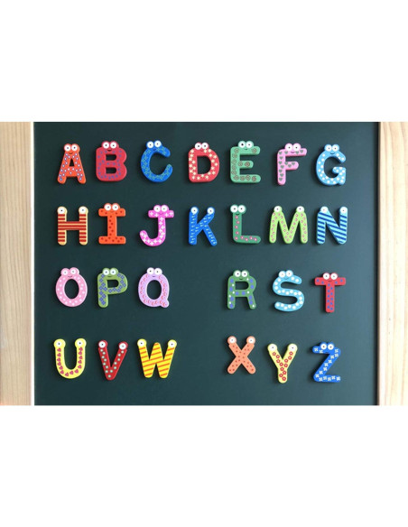 Imanes de Madera Letras ABC PENTA ANGEL 26 Pcs Educativos Imanes de Madera Letras ABC PENTA ANGEL 26 Pcs Educativos