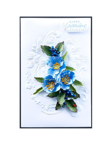 Carpeta de Embossing 3D Spellbinders Norwegian Rosemaling 14x22 cm Carpeta de Embossing 3D Spellbinders Norwegian Rosemaling 14x22 cm