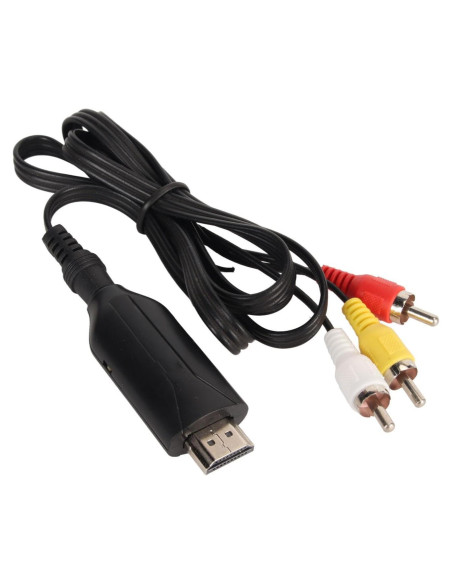 Convertidor HDMI a AV Zopsc 4K 30Hz Compatible con VHS y DVD Convertidor HDMI a AV Zopsc 4K 30Hz Compatible con VHS y DVD