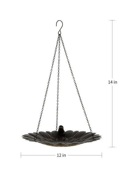 Comedero Colgante para Aves Topadorn de Metal 30.48 cm Comedero Colgante para Aves Topadorn de Metal 30.48 cm