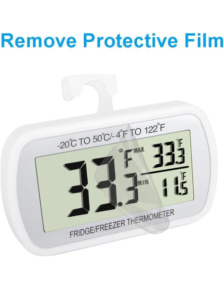Termómetro Digital VOULOIR Voul-TM01 para Refrigerador IPX3 Termómetro Digital VOULOIR Voul-TM01 para Refrigerador IPX3