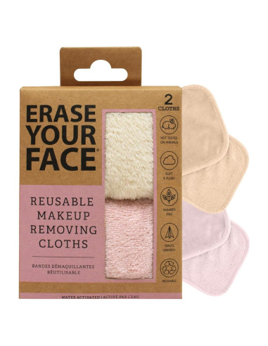 Toallitas Desmaquillantes Ecológicas ERASE YOUR FACE - 2 Unidades