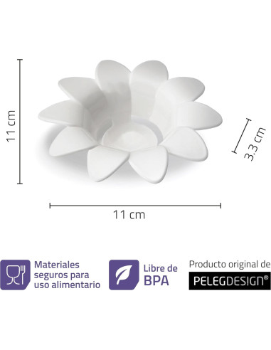 Separador de Huevos Peleg Design Daisy, Divisor Clara y Yema