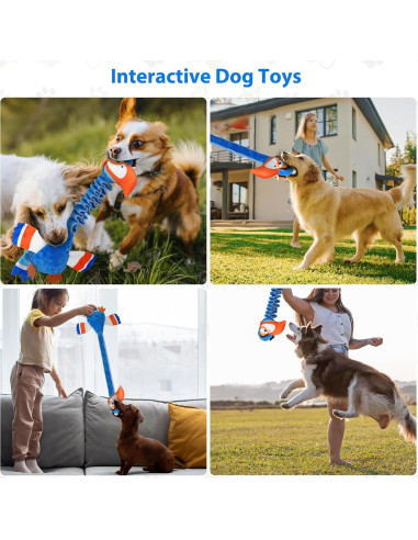 Juguete para perros Homounter Tucán con sonido y papel crujiente