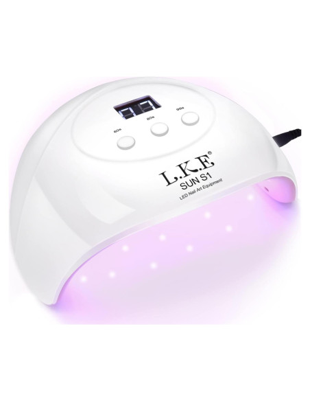 Lámpara de Uñas LED UV Wisdompark S1 72W con 15 Perlas Lámpara de Uñas LED UV Wisdompark S1 72W con 15 Perlas
