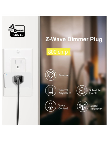 Enchufe Inteligente Regulador Z-Wave Minoston MP31ZD 800 Series