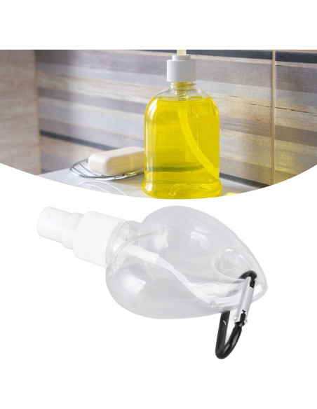 Botellas de Viaje QANYEGN 50ml Transparentes para Llaveros Botellas de Viaje QANYEGN 50ml Transparentes para Llaveros