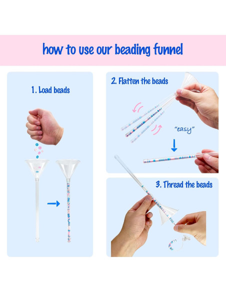 Kit de Beading Xmada - 2 Embudos y Agujas para Joyería Kit de Beading Xmada - 2 Embudos y Agujas para Joyería