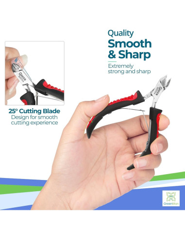 Cortador de Cutículas GREEN ESTETICA Acero Inoxidable 11.43 cm