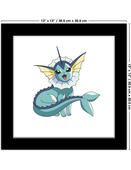 Póster de Arte Vaporeon Gallery Pops Trends 30.48x30.48cm Póster de Arte Vaporeon Gallery Pops Trends 30.48x30.48cm