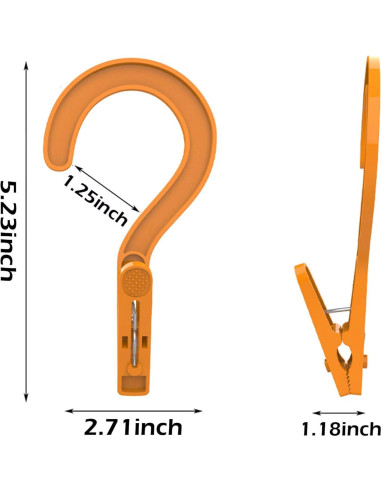 Ganchos de Ropa Clip Sermuok 24pcs Multicolor Plástico