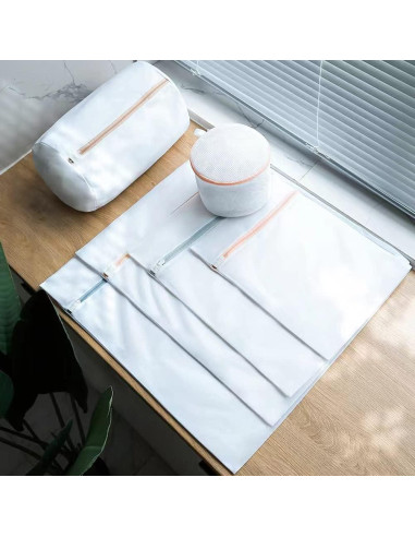 Juego de 4 Bolsas de Malla para Lavandería Xducom - Delicados