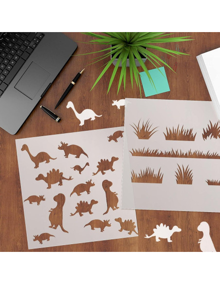 Hojas de Plantilla Mylar FSWCCK 25 Pcs 30.48x30.48 cm Hojas de Plantilla Mylar FSWCCK 25 Pcs 30.48x30.48 cm