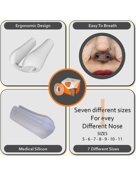 Retenedor de Nostril Nanovita + Cinta Quirúrgica Micropore Retenedor de Nostril Nanovita + Cinta Quirúrgica Micropore