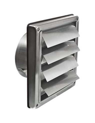 Cubierta de Ventilación de Secadora FRESH SPEED 4" Acero Inoxidable