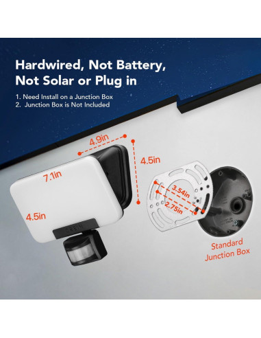 Foco Inteligente OREiN 24W LED IP65 Exteriores 2700K-6500K