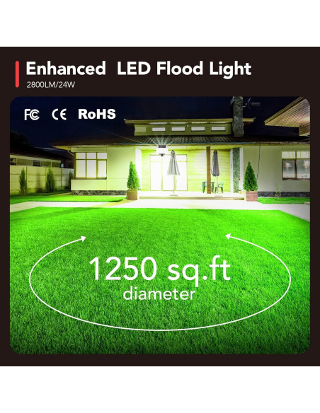Foco Inteligente OREiN 24W LED IP65 Exteriores 2700K-6500K Foco Inteligente OREiN 24W LED IP65 Exteriores 2700K-6500K
