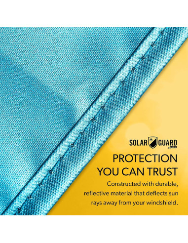 Cortina Solar para Parabrisas FrostGuard XL Azul Piscina