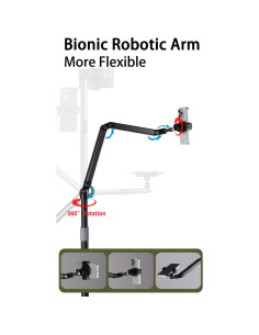 Soporte de Piso para Teléfono Hocoder HC-103-01 Ajustable 129.54 cm 2