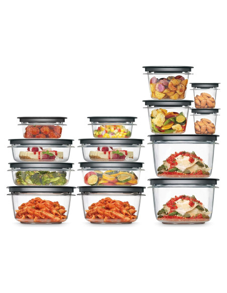 Contenedores de Almacenamiento Rubbermaid 28 Piezas Irrompibles Contenedores de Almacenamiento Rubbermaid 28 Piezas Irrompibles