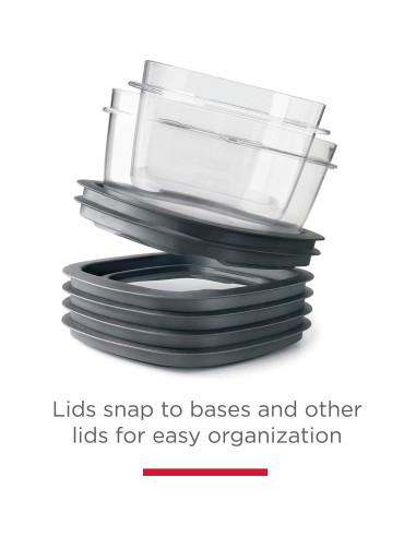 Contenedores de Almacenamiento Rubbermaid 28 Piezas Irrompibles