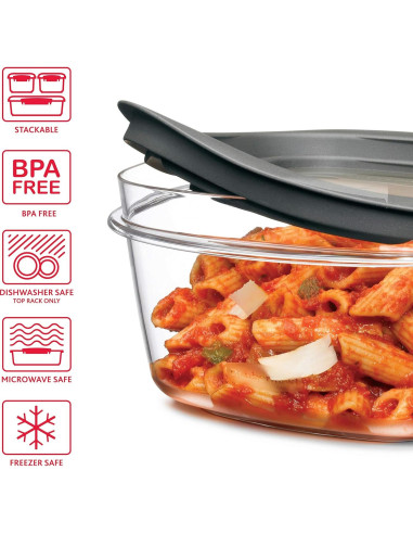 Contenedores de Almacenamiento Rubbermaid 28 Piezas Irrompibles