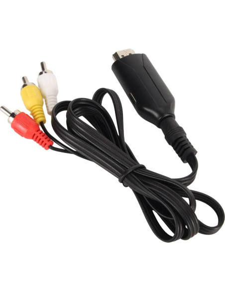 Convertidor HDMI a AV Zopsc 4K 30Hz Compatible con VHS y DVD Convertidor HDMI a AV Zopsc 4K 30Hz Compatible con VHS y DVD