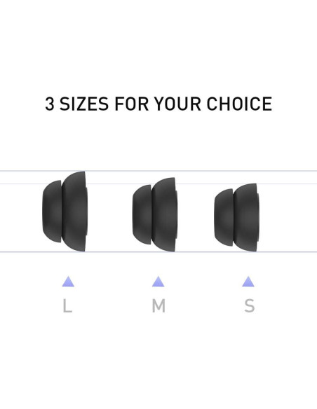Puntas de Silicona Delidigi para AirPods Pro 1/2 - 6 Pares Puntas de Silicona Delidigi para AirPods Pro 1/2 - 6 Pares