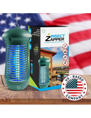Zapper de Insectos Livin Well 4000V Verde 18W UVA 1393.55 m