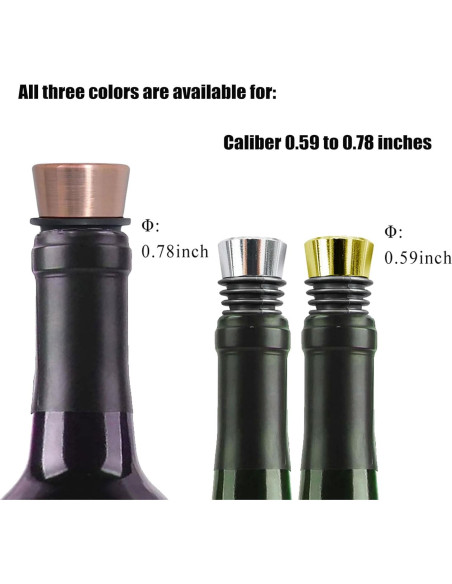 Juego de 30 Tapones de Vino Jiofaviu Coloridos de Aleación Juego de 30 Tapones de Vino Jiofaviu Coloridos de Aleación