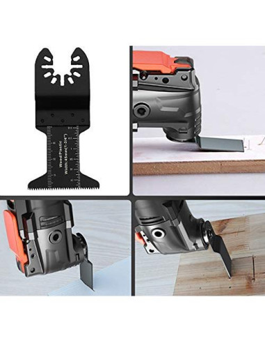 Hojas de Sierra Oscilante TECHTONGDA 20 Piezas para Madera y PVC