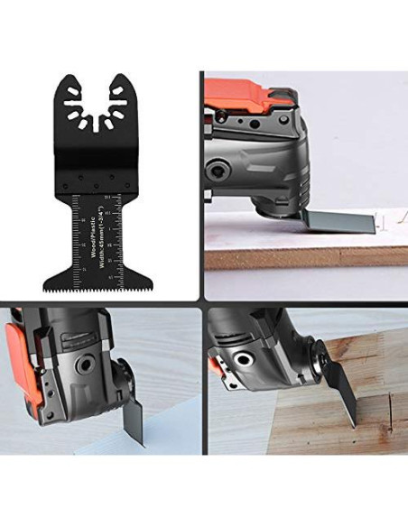Hojas de Sierra Oscilante TECHTONGDA 20 Piezas para Madera y PVC Hojas de Sierra Oscilante TECHTONGDA 20 Piezas para Madera y PVC