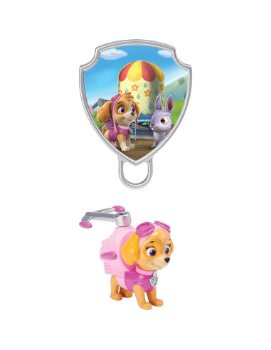 Paquete de Acción Skye Paw Patrol con Gancho y Insignia