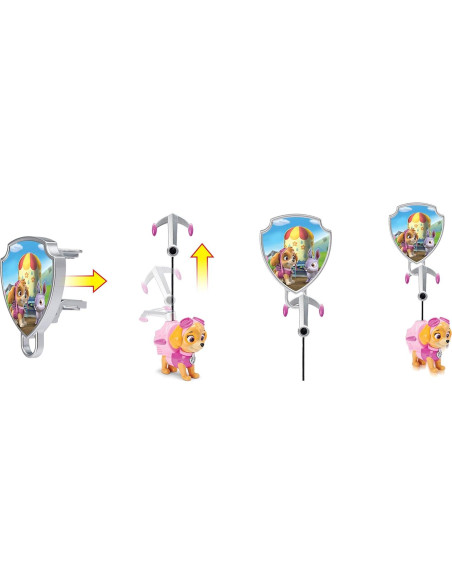Paquete de Acción Skye Paw Patrol con Gancho y Insignia Paquete de Acción Skye Paw Patrol con Gancho y Insignia
