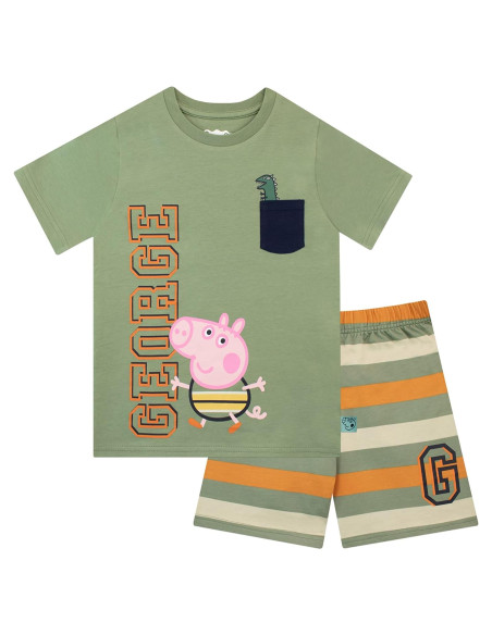 Conjunto camiseta y pantalones cortos George Pig niños 6 años Conjunto camiseta y pantalones cortos George Pig niños 6 años