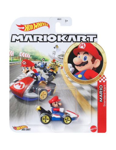 Set de 7 Coches Die-Cast Hot Wheels Mario Kart - Personajes Nintendo
