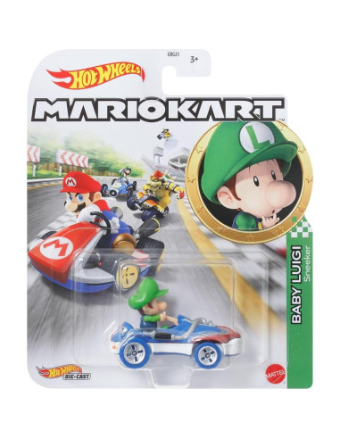 Set de 7 Coches Die-Cast Hot Wheels Mario Kart - Personajes Nintendo